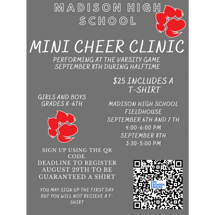 Titan Cheer Camp: October 12th (3:30 - 6:00 PM)